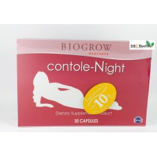 Biogrow Contole - Night 30 Capsules